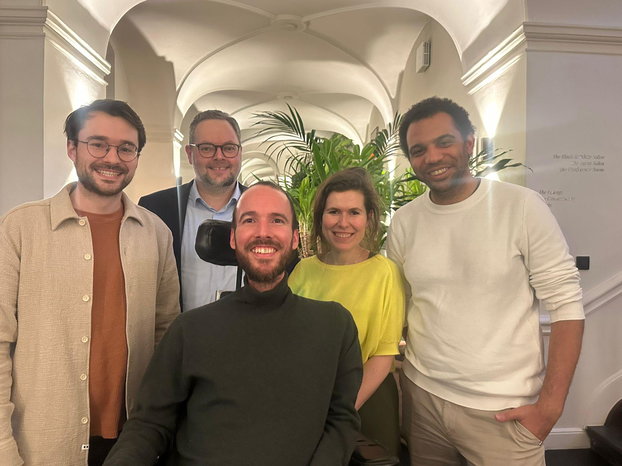 The 40u40 project group behind the AI for Education Awards initiative in Brussels